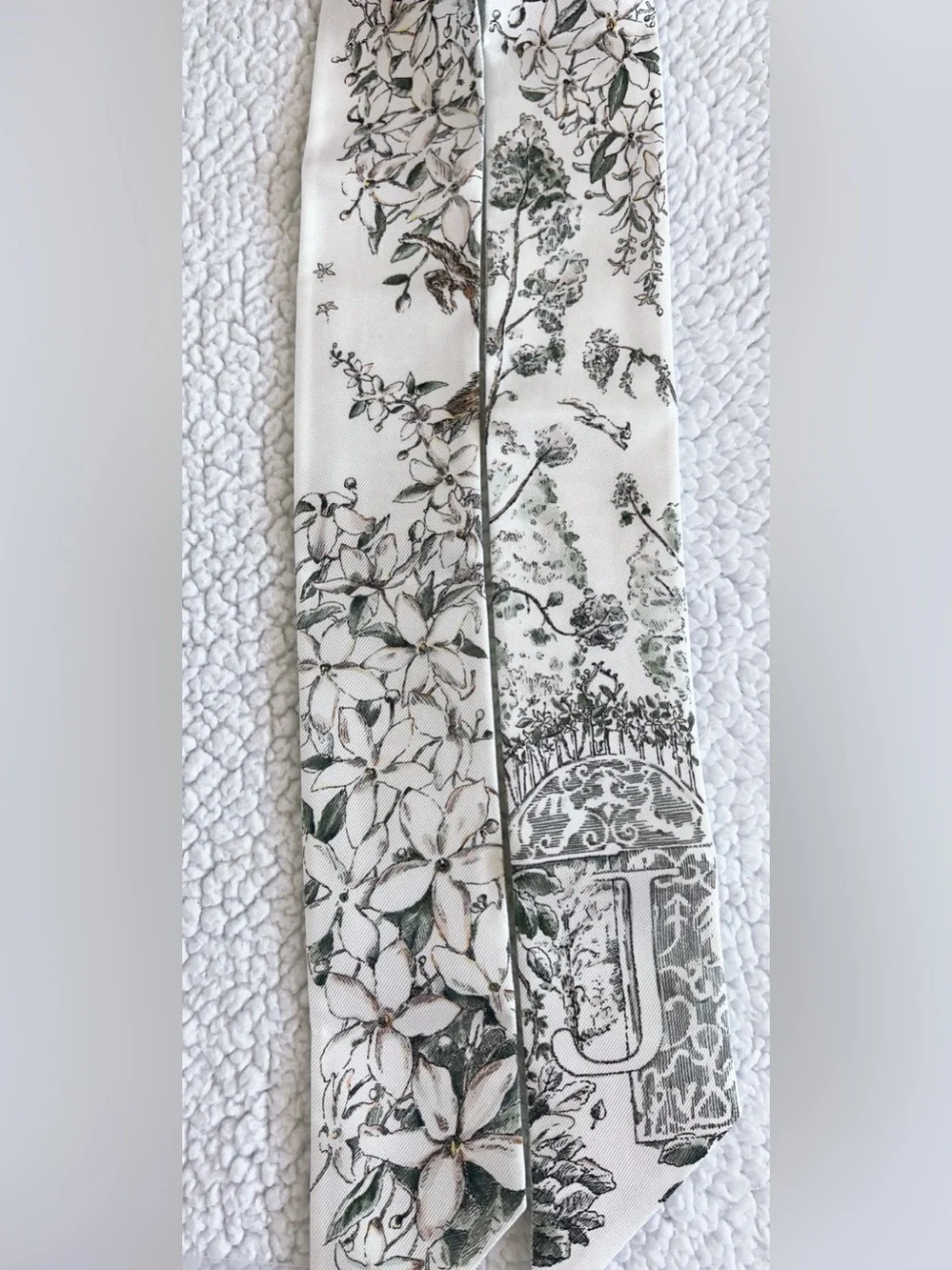 Dior Jardin D’hiver Mitzah Silk Scarf